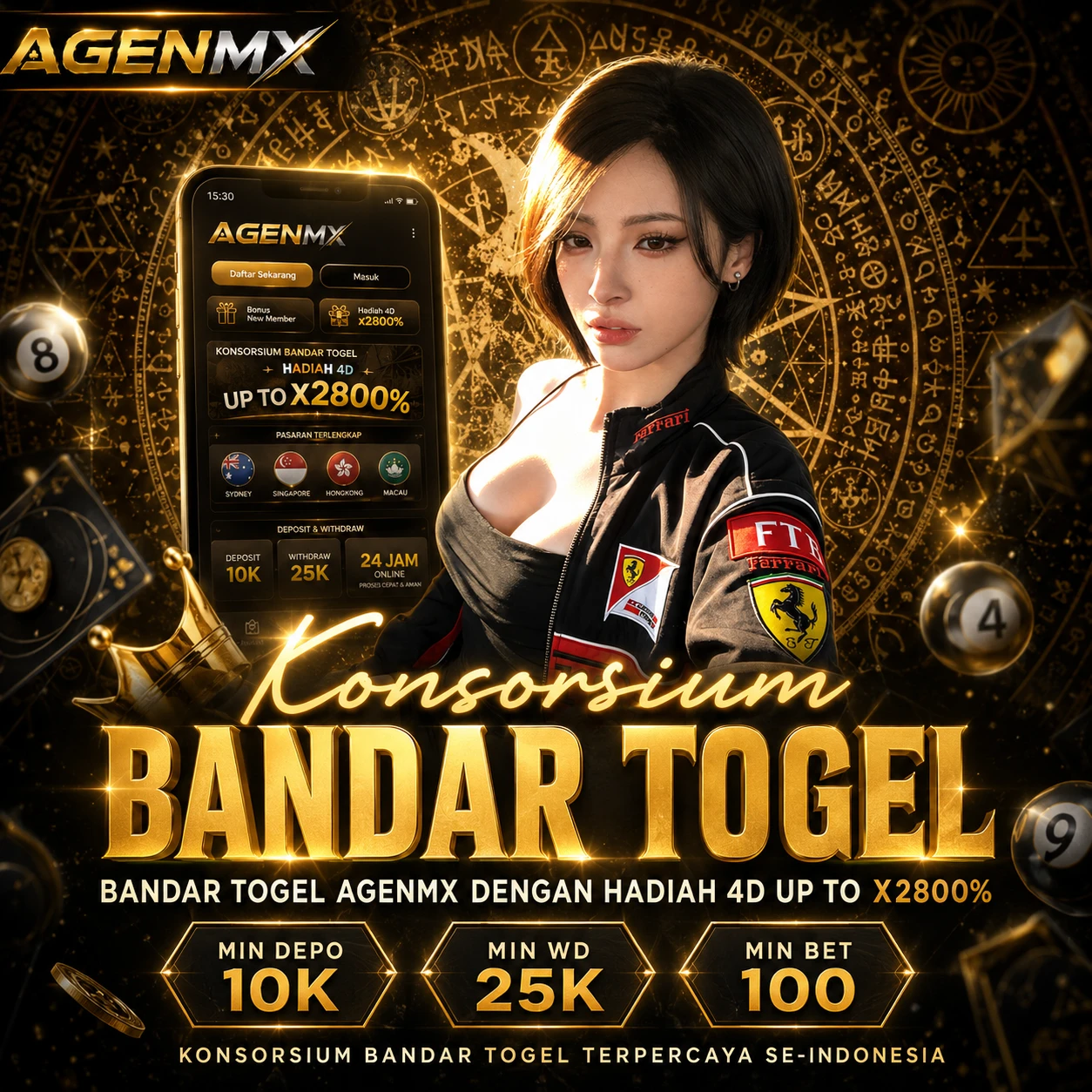 Galeri foto AGENMX ✈️ Konsorsium Bandar Togel Ternama Dengan Hadiah 4D Up To x2800% di Jakarta